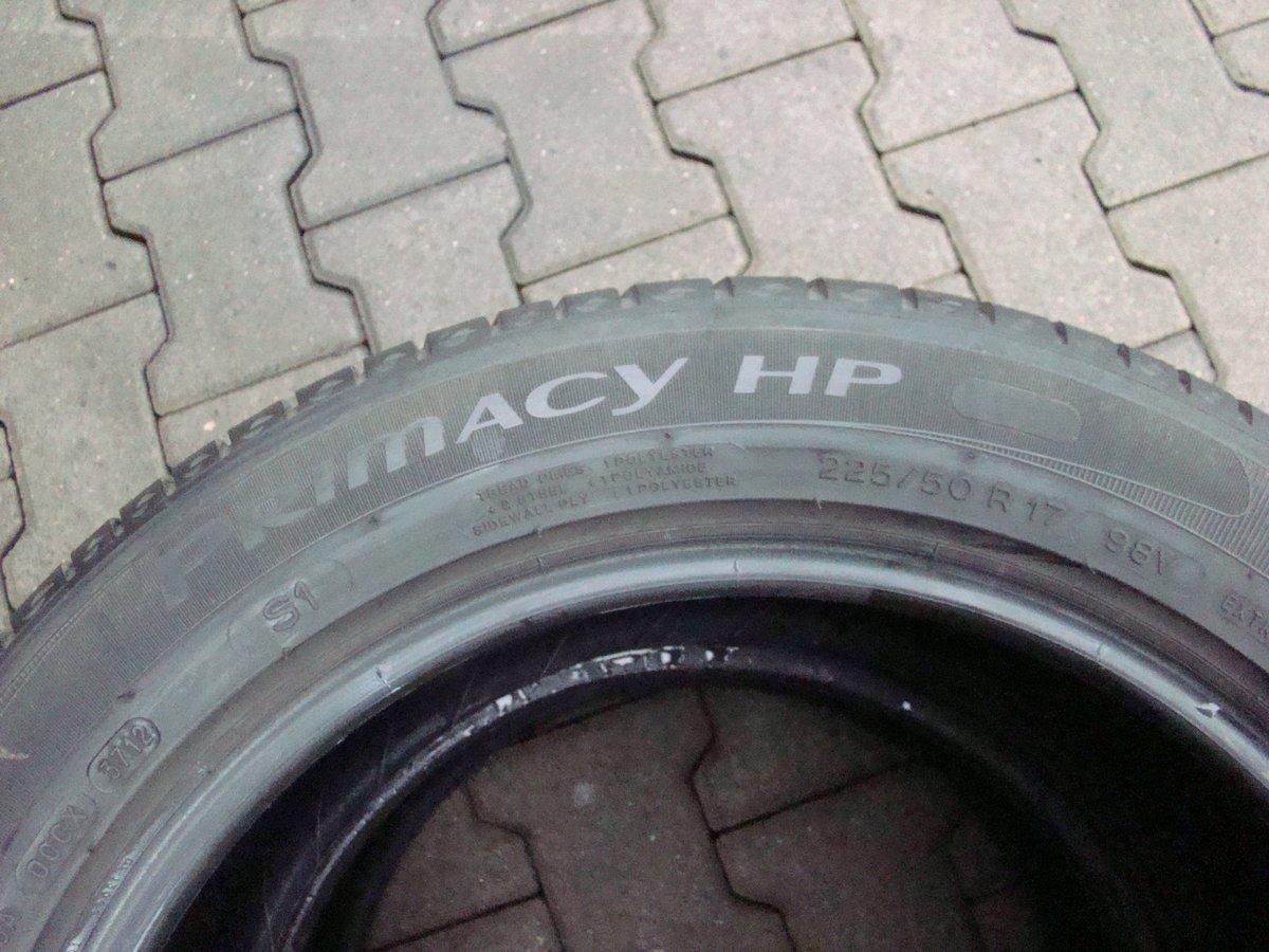 2 opony MICHELIN Primacy HP 225/50 R17