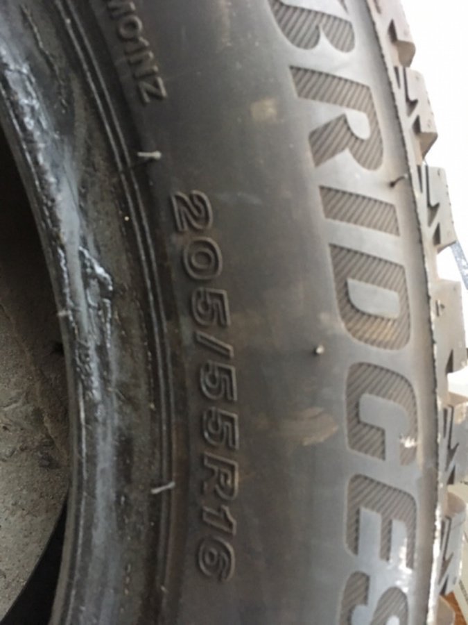 Opona 205/55/16 Bridgestone Blizzak lm 001 evo 8mm