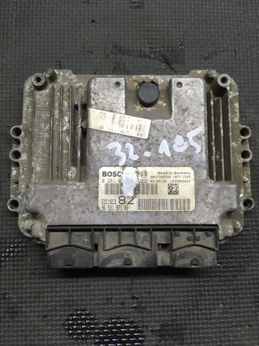 komputer bosch peugeot 206 1.4 hdi 9653197180 0281010707