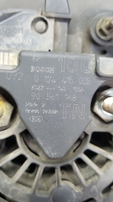 Alternator bosch Opel zafira vectra astra 2.0 tdi 100 a 90561168