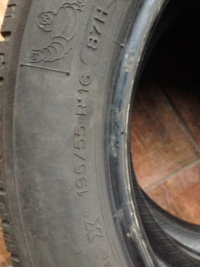 2 opony 195/55 r16 Michelin Energy saver 6,5mm