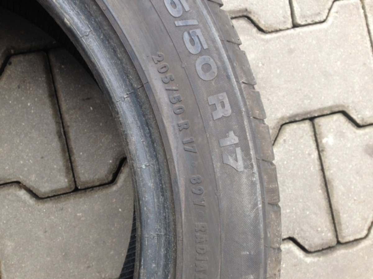 Opona 205/50 r17 Continental contisportcontact 3 89v 7,5mm